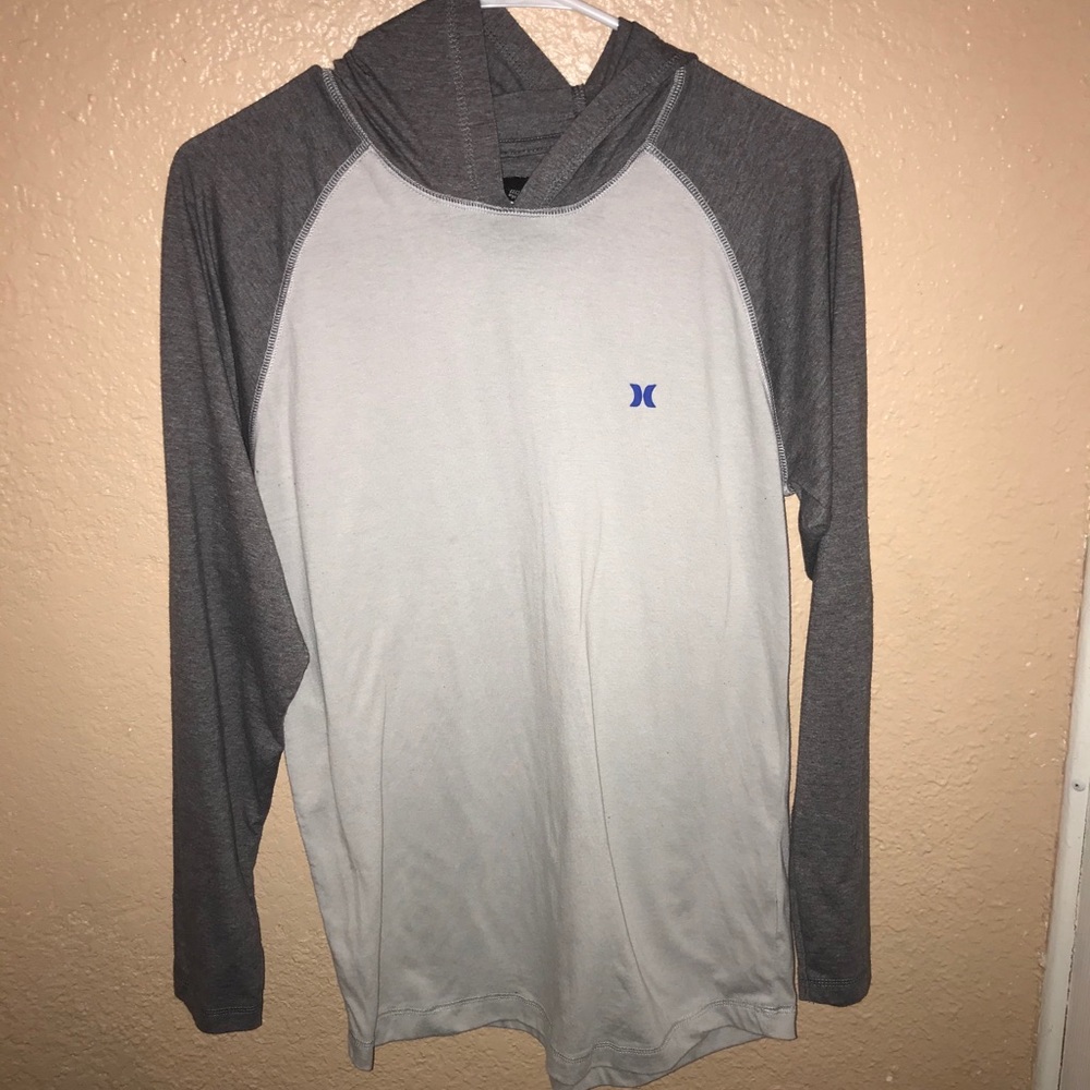 Hurley long sleeve shirt with hoodie